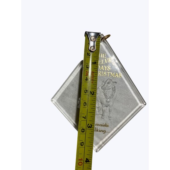 Hallmark Keepsake Ornament 1991 Twelve Days Of Christmas Eight Maids A-Milking A - Picture 8 of 10